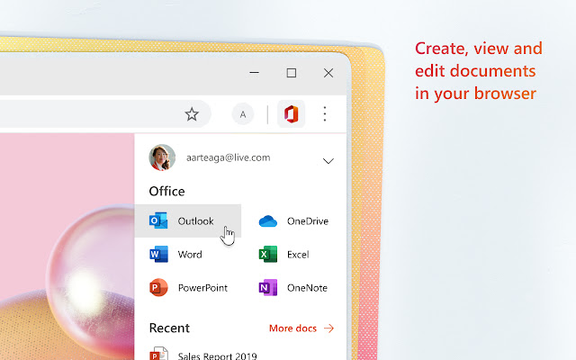 Office Chrome Extension download for free. Simple to Use