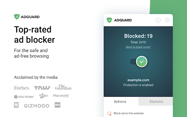 adguard android chrome extension
