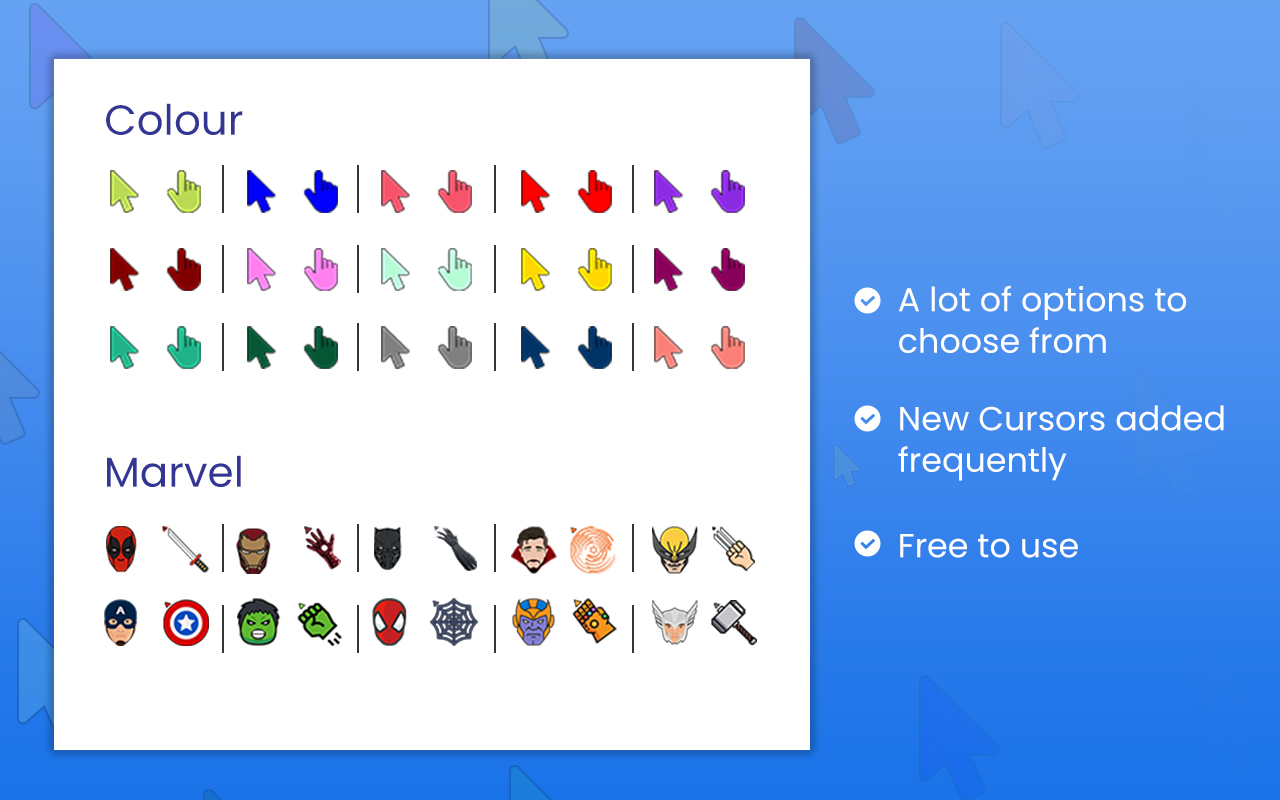 Custom Mouse Cursor for Chrome